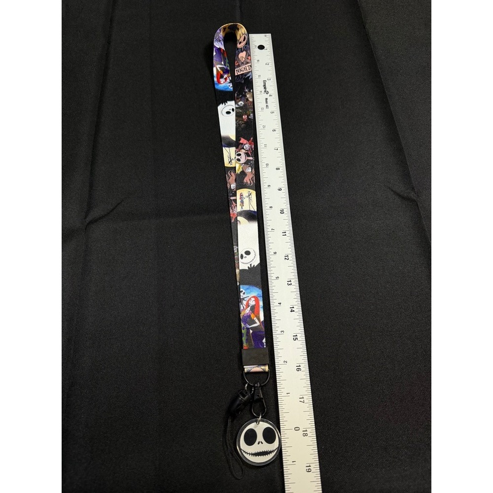 Disney Nightmare Before Christmas Lanyard Jack Skellington Sally ID Badge Holder - Picture 6 of 6